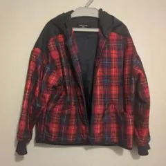COMME CA ISM チェック柄 ジャケットブルゾン アウター 130A美品