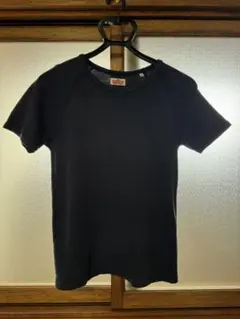 ハリウッドランチマーケット ストレッチフライス H刺繍 半袖Tシャツ 3 紺のサムネイル
