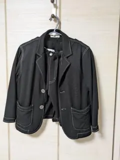 シ・シュ・ノン　ブラック スーツ・ブレザーとショートパンツ セット