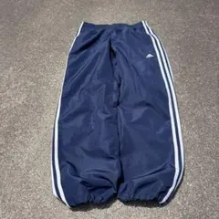 00s old adidas wide nylon pants y2k teck