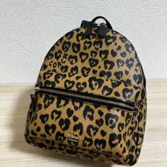 coachヒョウ柄リュック