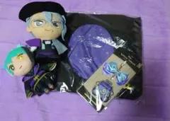 ツイステ リボンチャーム ぬいぐるみ トートバッグ アズール ジェイド ４点