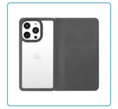 iPhone 14 Pro 軽量・背面クリアフラップケース 「Amake」のサムネイル