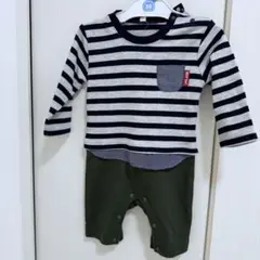 ストライプ　ロンパース 80cm 西松屋