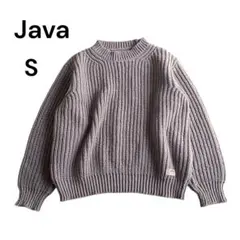 ジャバ ハイネックニットプルオーバー S ベージュ オーバーサイズ