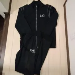 アルマーニ　EA7 ブラック ジャージ セットアップ　スウェット　ブラック