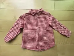 プチバトー　チェックシャツ