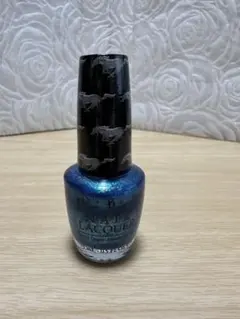 OPI ネイルカラー青 ラメ入り