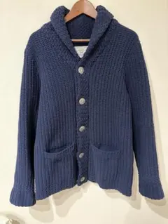 ANTIBALLISTICネイビー ニットカーディガン L