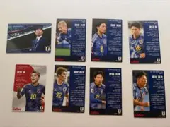 Calbee 2024 日本代表 サッカーカード 8枚セット