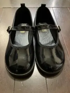 ストラップ付きブラックフォーマルシューズ 19㎝