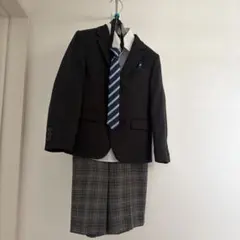 フォーマルスーツ 120cm ブラック 4点セット