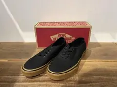 VANS AUTHENTIC US正規品 ガムソール 黒 新品 29cm
