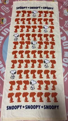 新品　SNOOPY フェイスタオル