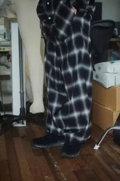 DIGAWEL Wide Lounge Pants オンブレ　ブラック　サイズ2
