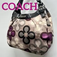 COACH コーチ F19334 ナイロンショルダーバッグ マルチカラー 正規品