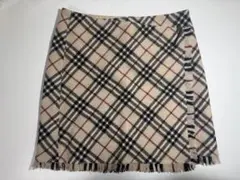 BURBERRY チェック柄 タイトスカート 巻きスカート
