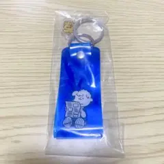 PEANUTS スヌーピー　チャーム付きビニールキーリング　シュローダー