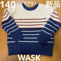 WASK ボーダーニットセーター