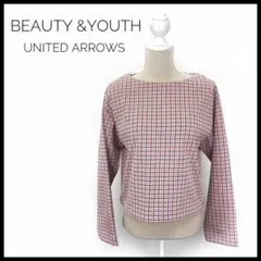 BEAUTY&YOUTH  チェックジャカードプルオーバー ユナイテッドアローズ