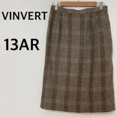 VINVERT タイトスカート 【XL】ラメ入り ひざ下丈 ウールブレンドのサムネイル
