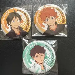 ハイキュー缶バッジ3点セット