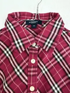 Burberry LONDON ノバチェック シャツ 赤 バーバリー