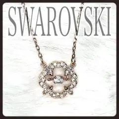 【美品・正規品】SWAROVSKI ネックレス　スワロフスキー　ゴールド