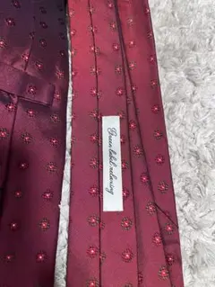 Green label relaxingバーガンディ ネクタイ