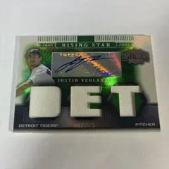 topps Justin Verlander auto /50 バーランダー