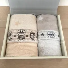 【新品】　アンパンマン フェイスタオル　ウォッシュタオル　2枚セット