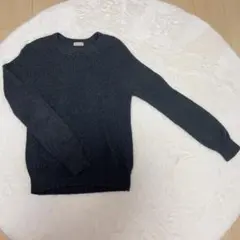 nano・universe ナノユニバース チャコールグレー ニット セーター