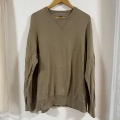 UNIQLO ブラウン クルーネック スウェット　XL