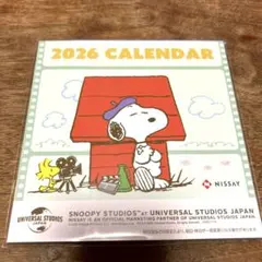 SNOOPY スヌーピー　卓上カレンダー 2026 ニッセイ