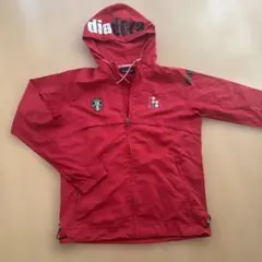 diadora フード付きジャケット 赤