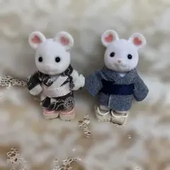 シルバニアファミリー☆初期くまさんサイズの着物、巾着♪ - メルカリ