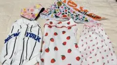 犬服 3点セット バンダナ3枚