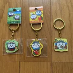 ちいかわ ご当地ダイカットキーホルダー ハチワレ3種セットのサムネイル