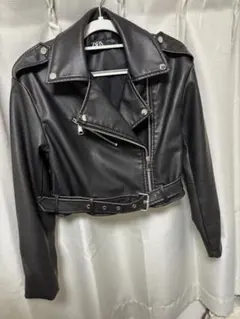 ZARA ブラック レザージャケット