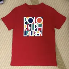 POLO RALPH LAUREN 赤 Tシャツ 7-8歳