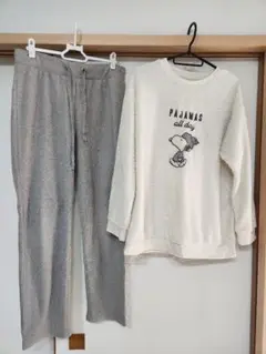 ユニクロ　スヌーピー ルームウェアセット Lサイズ