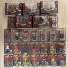 スパイダーマン ベアブリック happy ＜ じ　コンプリートセットおまけ付き