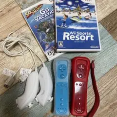 Wiiゲームソフト2本とリモコンセット