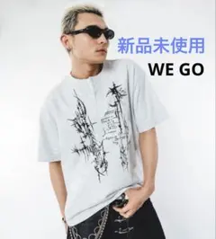 【新品未使用】SHORT ROUND ヘンリーネック Tシャツ グレー WEGO