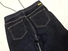 サムシング☆濃紺LOWガゼットスキニー☆26☆ウェスト約68cm