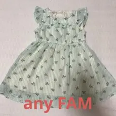 any FAMワンピース 90cm リボン柄のサムネイル