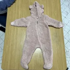 H&M フード付きクマ耳ロンパース 74