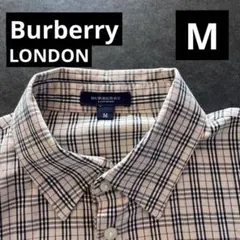 【美品・ビンテージ】BURBERRY LONDONチェック柄 長袖シャツ M