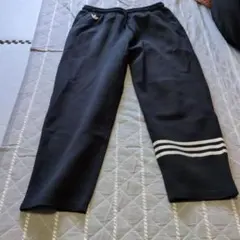 adidas 3本ライン ブラック スウェットパンツ 2XL