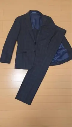 新品未使用】パーソンズフォーメン 小千鳥柄 2パンツ スーツ A5(M